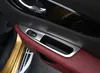 High quality 4pcs Car door internal armrest window switch decoration cover,2pcs Interior door shake hands for Nissan Qashqai 2015-2017