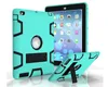 3 i 1 Hybrid Case Robot Heavy Duty Shockside Cover med stativ för iPad Mini 1234 Air Air2 Pro LG Pad 2/3 Samsung Tab a e