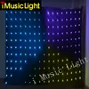 P18 3Mx4M LED Tissu Vidéo DJ Vision Rideau DMX LED Vision Rideau Affichage Flexible LED Vidéo Rideau LED DJ Scène Backdrops180e