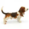 (Arts and Crafts Figurine - Stały Szczeniak Rzeźba 6 cali Basset Hound Statue dla miłośników psa