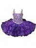 Baby Girls Custom Made Pageant Cupcake Dresses Infant Special Occasion Skirts Toddler Tutu Birthday Prom Party Short Starps Pageant Gowns