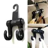 Partihandel-Double Automobile Hängar Daglig Livsmedelsaffär Hook Holder, Bil Back Sittfäste Auto Tillbehör Interiör Tillbehör Hook Clip