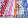 24*20 cm Bomullstyg Design Flower Serier Patchwork Tyg Fat Craft Quater Bundle Sy för tyg 50st/lot