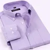 Hurtownia-2016 New Arrival Oxford Męska Marka Koszule Mężczyźni Bez Iron Solid Color Business Formalna Koszula Klasyczne Styl Odzież dla mężczyzn
