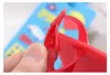 100pcs Air Plane Cartoon Qute Luggage Tag Travel Baggage Handbag ID Rubber Tags Name Card Holder