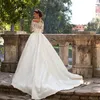 2019 Vendita calda Abiti da sposa Vestido Novia Off The Shoulder Ball Gown Abito da sposa maniche lunghe Vintage Plus Size Abiti da sposa in pizzo