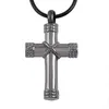 JD8596 Wholesale Classic Gun Cross Pet/Human Ashes Cremation Urn necklaces,Cremation Jewelry for Ashes Pendant Women Accessaries