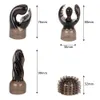 IKOKY 4 PCS / lot Vibrator Head Caps AV Rod Sleeve Masseur Couverture Clitoris Stimulateur Sex Toys pour Femme Femme Baguette Magique q170718