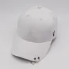 Wholesale- Unisex Cotton Hip-Hop adjustable Baseball Cap dance Men Hat with Rings  new