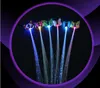 LED Braid Hairpin Novelty Decoration for Party Holiday, Hair Extension by Optical Fiber Free Fhipping