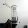 Mobius Matrix Beiwagen Glasbong Vogelkäfig Perc Glas Bong dickes Glas Wasserpfeifen Mobius Glas 7,8" hoch Famale Gelenkgröße 18,8 mm