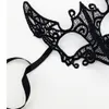 Schwarze Sexy Lady Spitze Katzenmaske für Cosplay Augen Halbgesichtsmasken Frauen Königin Maskerade Party Kostüm / Halloween Party Fancy