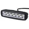 6 pollice 18W LED Light Bar 12V 24 V Moto LED Bar Offroad 4x4 ATV Daytime Luci di marcia per camion Trattore Avvertimento Avvertimento Luce di lavoro