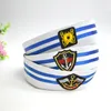 Nya bomullsnavhällar hattar för män Kvinnor Barn Trend Stage Performance Popeye Sailor Hat White Air Uniform Army Cap GH-243