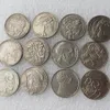 Hobo nikel karışık tarihler 13pcs 1937-d 3-ayaklı manda nikel nadir süpermen komik kopya coin301g