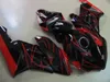 ABS plastfeedningar för Honda CBR1000RR 04 05 Svart röd insprutning Kroppsarbetskit CBR1000RR 2004 2005 OT38