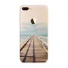 Para Apple iPhone 6 6S além de iphone 7 mais SE capa de silicone paisagem casos de telefone celular TPU chapeamento Elizabeth Torre Big Ben Eiffel 012