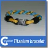 Nieuwe aankomst 100 stks armband honkbal nieuwe 2 touw germanium titanium armband