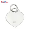 Beadsnice DIY blank heart pendants 925 sterling silver small sweetheart blanks jewelry pendant for lovers gifts ID 35637