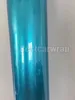 Lake Blue Gloss Metallic Vinyl Wrap for Car Wrap med Air Bubble Pearl Blue Candy Car Styling Vehicle Boat som täcker storlek1 52272F