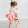Çocuklar Giyim Ins Dantel Kızlar Tulum Erkek Sinek Tulumlar Toddler Moda Onesies Yenidoğan Prenses Tutu Bodysits Bebek Giysileri B3203