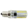 Bulb C7 LED E12 Dimmable 3W 300 Lumens 64LEDs 3014 SMD Silica Gel Transparente Daylight Luz candelabro de cristal bulbo (embalagem de 10)