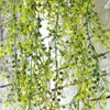 115 cm 1 pc Feuille De Lierre Artificielle Plantes Artificielles Vert Guirlande Plantes Vigne Faux Feuillage Maison De Noël Décoration De Mariage V4170