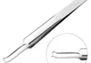 Stainless-430 Blackhead Facial Acne Spot Pimple Remover Extractor Tool Comedone,makeup stainless steel tweezers