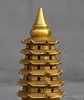 티베트 불교 사원 황동 구리 사원 9 층 Wenchang Tower Pagoda Stupa