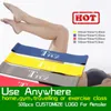 Spänningsmotståndsband Pilates Yoga Gummi Resistance Bands Fitness Loop Rope Stretch Bands Crossfit Elastic Resistance Bodybuilding