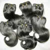 Hot Selling 20pcs/lot 100% Cheap Processed Peruvian Human Hair Weft Natural color wholesale On Sale