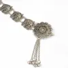 Bohemian Silver Leghe Fashion Elephant Body Chain Bells Napsel Cavalca della cintura a vita scavalcata