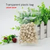 Sac en plastique transparent de 18 * 26 cm / étanche à l'eau et à la poussière, emballage de coque de téléphone portable, sacs alimentaires. Spot 100/paquet