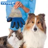 YVYOO Pet Supplies Pet Cat Dog Brush Peine Cepillo de Limpieza del Cabello Masaje cómodo y Guantes de Masaje efectivos