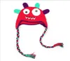 Nowy 2016 Cute Monster Style Kapelusz Niemowlę Kapelusze Kids Cap Moda Ręcznie Czapki Dzianiny Chłopcy Dziewczyny Wełna Czapka Dziecko Szydełkowe Kapelusze Dzieci Czapki