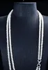 8-9mm Double - double collier de perles d'eau douce chandail chaîne fille long style perle cou ornements tempérament élégant