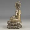 Collection Hand-Hammered Bless Amulet Buddha Brass Statue