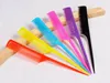 20pcs/lot Free Shipping Mini Pointed Tail Hair Comb Plastic Hair Comb Beauty Tools Hair Brush 21x2.5cm Mix colors