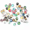 Toptan karışık mix 50 parça için Cam Zencefil 12mm noosa Snaps chunk charms düğmeler DIY Bilezikler Kolye