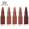 SıCAK satış Yüksek Kalite 5 renkler 3CE Eunhye Evi Sınırlı baskı Kadife Mat çikolata ruj 120 adet / grup DHL ücretsiz