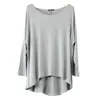 camiseta manga longa batwing