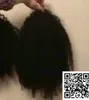 DIVA1 Doğal Afro Kinky At Kuyruğu Bun Puff Sıkı Kıvırcık İpli Ponytails Postiş Klip İnsan Saç Uzatma 160G140G