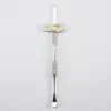 Metalen pijp dabber Cartoon Metal Dabber glazen bongs tool, waterpijp, dab booreilanden roken accessoires voor glazen boog