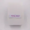 Großhandel exquisite hochwertige Mini weiße Papierboxen Geschenkbox 9 * 6 * 3 cm für Pandora Style Schmuck Charms Perlen Ringe Verpackungsbeutel
