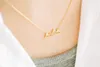 Modische Berggipfel Halskette geometrische Landschaft Charakter Anhänger Halskette Galvanik versilberte Halskette Geschenk für Mädchen