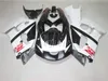 Volledige ABS Moto Parts Fairing Kit voor Suzuki GSXR600 96 97 98 99 Wit Zwart Backings GSXR750 1996 1997 1998 1999 OI55