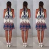 NOUVEAU Womens Holiday Mini Beach Dress Ladies Summer Sun Dress Beachwear Taille 6-16