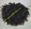 Capelli corti con coda di cavallo alta per donne nere, ricci crespi 100% veri capelli umani indiani con coulisse coda di cavallo parrucchino afro naturale 1b