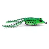 5pcs TUBE MOLD BAIT LUres de pêche en plastique Frog Lere Crochets triples mini 55cm 8G BAITS ARTIFICIAL8750056