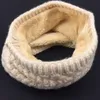 2017 Nova Moda Inverno Mulheres De Malha Fleeced Baixada Scarf Collar Quente Espessado Veludo Lenço De Algodão Anel